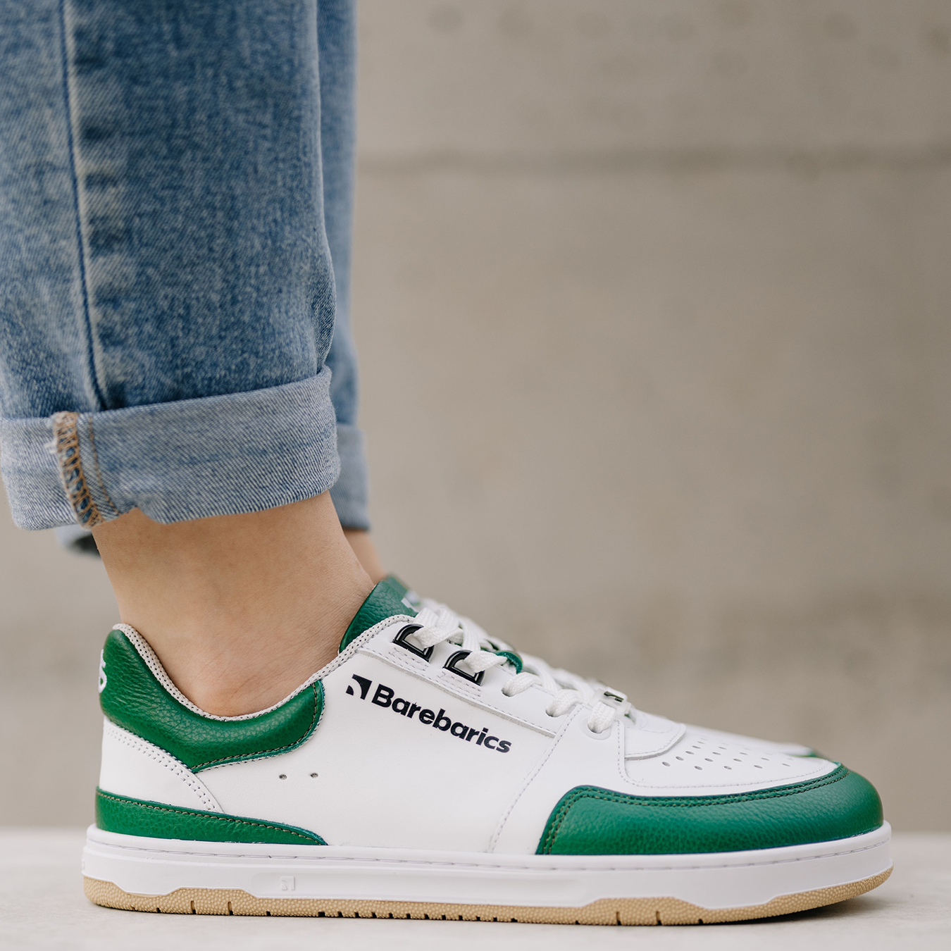 Barebarics Wave - White-Dark Green