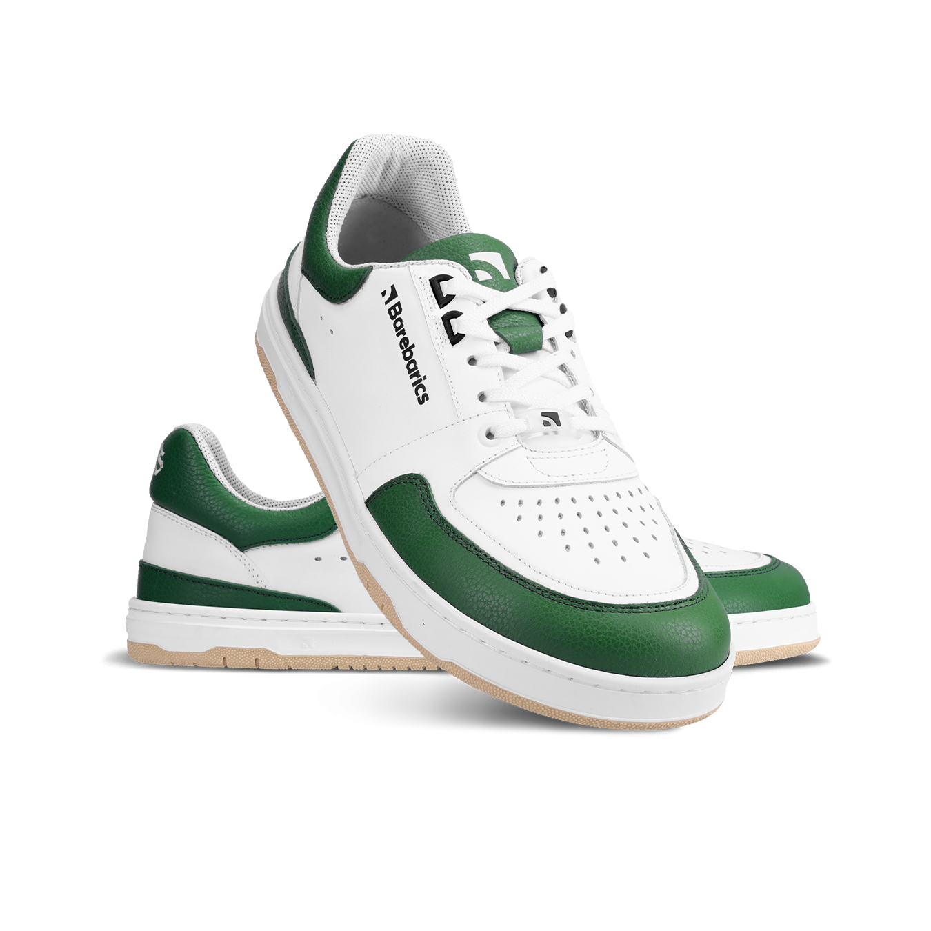 Barebarics Wave - White-Dark Green