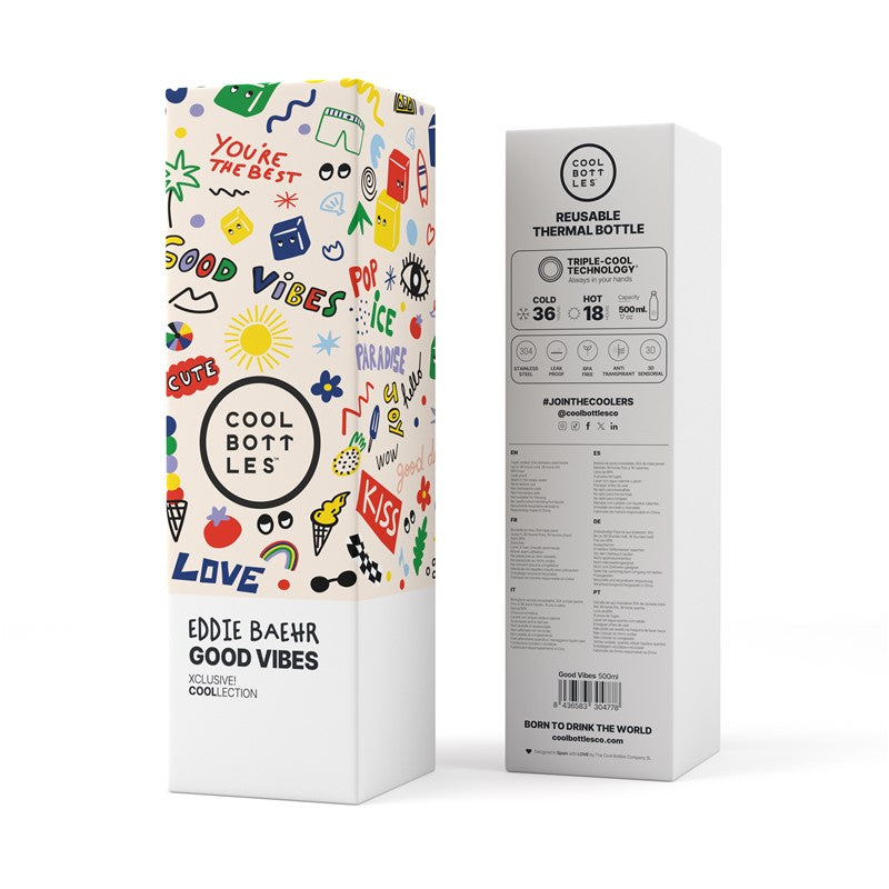 Cool Bottles Botella - Eddie Baehr - Good Vibes 500 ml