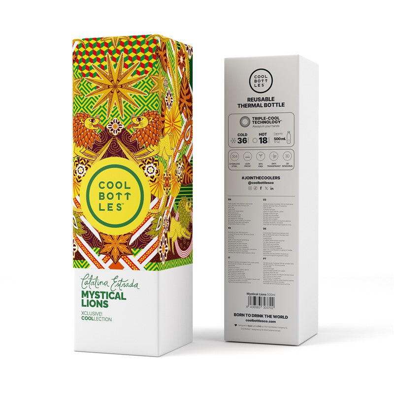 Cool Bottles Botella - Mystical Lions 500 ml