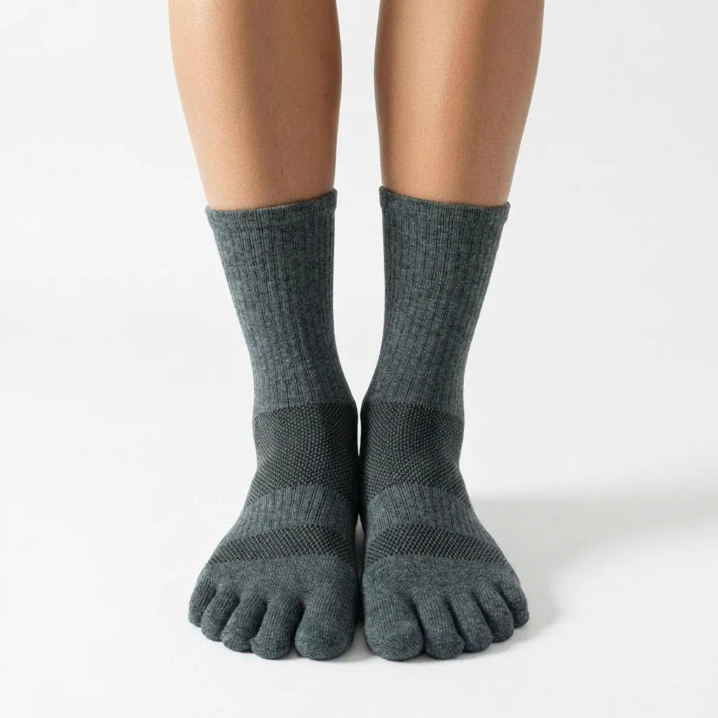Roots Calcetines 5dedos Sport Técnicos - Gris