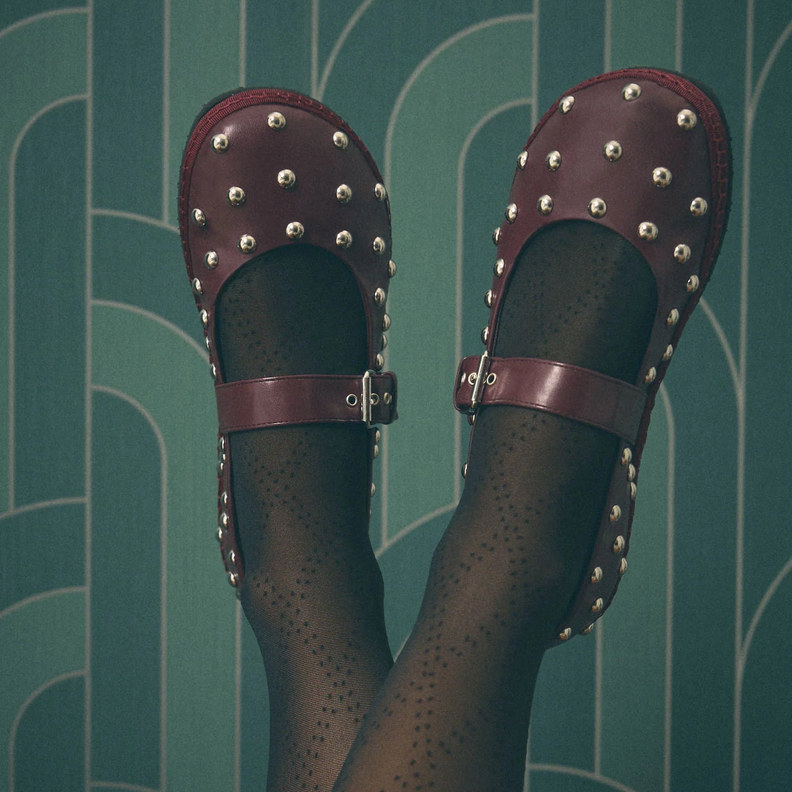 Barevene Cattiva Mary Belt Barcarola - Vegan Burdeos Leather