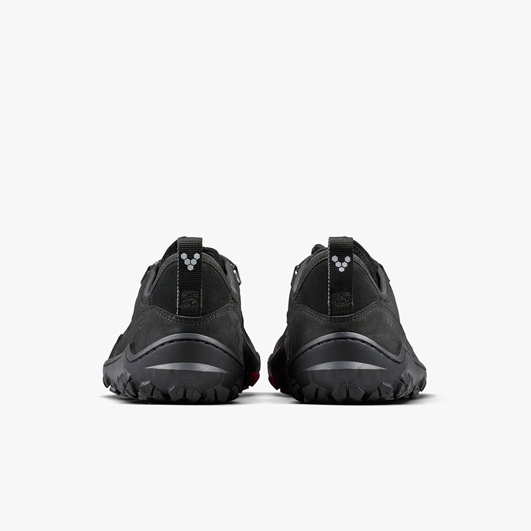 Vivobarefoot Tracker Leather Low II Hombre - Obsidian