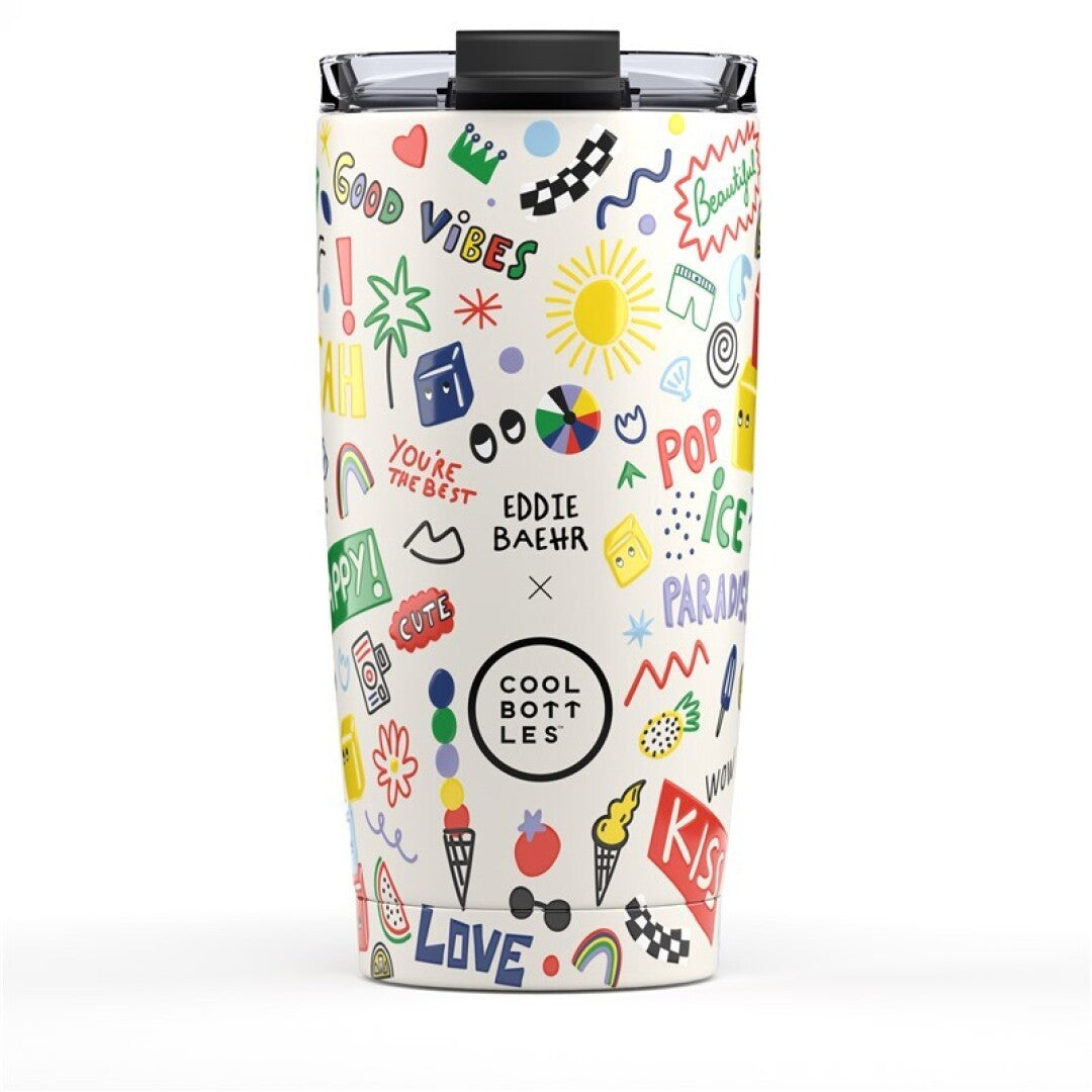 Cool Bottles Vaso Tumbler Eddie Baehr - Good Vibes 550 ml